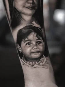 Tatuaje Retrato realizados por Goethe Ink